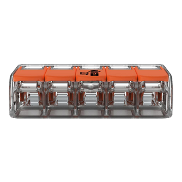 Conector derivatie 5 fire, max. 6 mm² (15 buc.) - WAGO 221-615 Conector derivatie 5 fire, max. 6 mm² (15 buc.) - WAGO 221-615