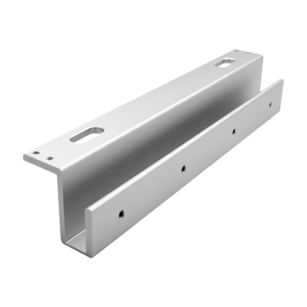 Suport aluminiu UZL pt. montaj electromagnet tip CSE-280P pe usi sticla fara rama CSE-280P-UZL Suport aluminiu UZL pt. montaj electromagnet tip CSE-280P pe usi sticla fara rama CSE-280P-UZL
