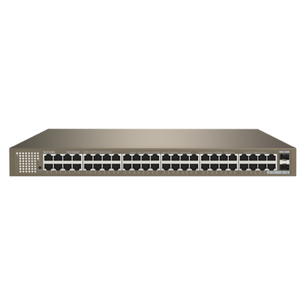Switch 48 x RJ45 Gigabit, 2 x SFP Gigabit Uplink, 1U - TENDA TND-TEG1050F Switch 48 x RJ45 Gigabit, 2 x SFP Gigabit Uplink, 1U - TENDA TND-TEG1050F