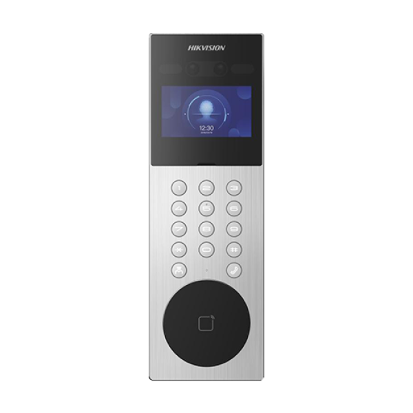 Videointerfon TCP/IP pentru blocuri si spatii birouri, 4.3' touch screen, 2x 2MP, Recunoastere faciala, Card, Alarma - HIKVISION DS-KD9203-ME6 Videointerfon TCP/IP pentru blocuri si spatii birouri, 4.3' touch screen, 2x 2MP, Recunoastere faciala, Card, Alarma - HIKVISION DS-KD9203-ME6