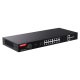 Switch 16 porturi Gigabit PoE, 2 x RJ45 Gigabit Uplink, 2 x SFP Gigabit, 1U - IP-COM G1120P-16-250W