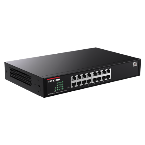 Switch 16 x RJ45 Gigabit, Cloud Management - IP-COM G2216D Switch 16 x RJ45 Gigabit, Cloud Management - IP-COM G2216D