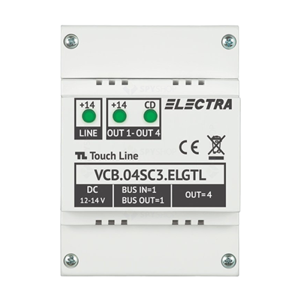 Doza derivatie video 4 iesiri - ELECTRA VCB.04SC3.ELGTL