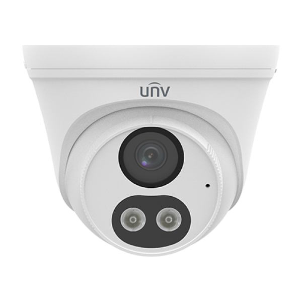 Camera IP ColorHunter Dual-Light 4MP, lentila 2.8mm, IR 30m, WL 30m, Microfon incorporat, SDCard - UNV IPC3614LB-AF28K-DL