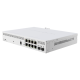 Switch, 8 x Gigabit PoE, 2 x SFP+ 10Gbps, Management - MikroTik CSS610-8P-2S+IN Switch, 8 x Gigabit PoE, 2 x SFP+ 10Gbps, Management - MikroTik CSS610-8P-2S+IN