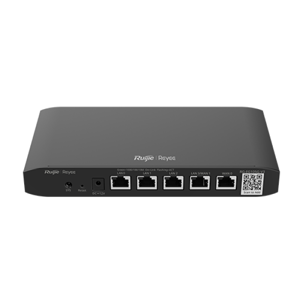 Router 4 x LAN 1 Gbps, 1 x WAN 1 Gbps, Dual WAN, Captive Portal, Cloud Management - Ruijie RG-EG105G-V3 Router 4 x LAN 1 Gbps, 1 x WAN 1 Gbps, Dual WAN, Captive Portal, Cloud Management - Ruijie RG-EG105G-V3