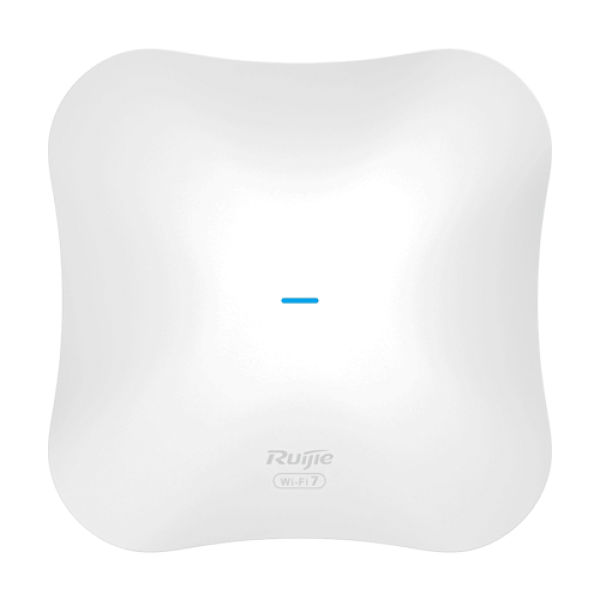 Access Point Wi-Fi 7, BE14000 Tri-Band, 1 x SFP+ 10G, 1 x RJ45 2.5G, PoE, Cloud Management - Ruijie RG-RAP73Pro Access Point Wi-Fi 7, BE14000 Tri-Band, 1 x SFP+ 10G, 1 x RJ45 2.5G, PoE, Cloud Management - Ruijie RG-RAP73Pro
