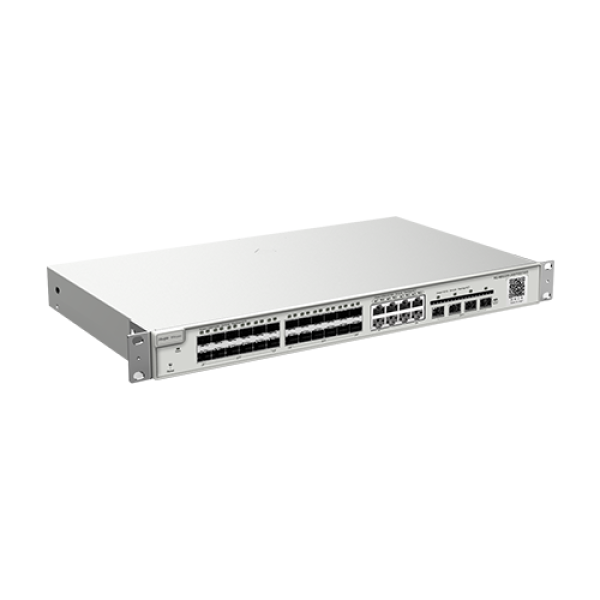 Switch 24 porturi SFP, 4 porturi SFP+, 8 porturi RJ45 Gigabit, L2 Cloud Management - Ruijie RG-NBS3200-24SFP/8GT4XS Switch 24 porturi SFP, 4 porturi SFP+, 8 porturi RJ45 Gigabit, L2 Cloud Management - Ruijie RG-NBS3200-24SFP/8GT4XS