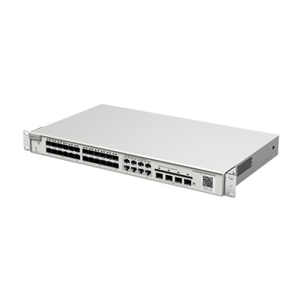 Switch 24 porturi SFP, 4 porturi SFP+, 8 porturi RJ45 Gigabit, L2 Cloud Management - Ruijie RG-NBS3200-24SFP/8GT4XS Switch 24 porturi SFP, 4 porturi SFP+, 8 porturi RJ45 Gigabit, L2 Cloud Management - Ruijie RG-NBS3200-24SFP/8GT4XS