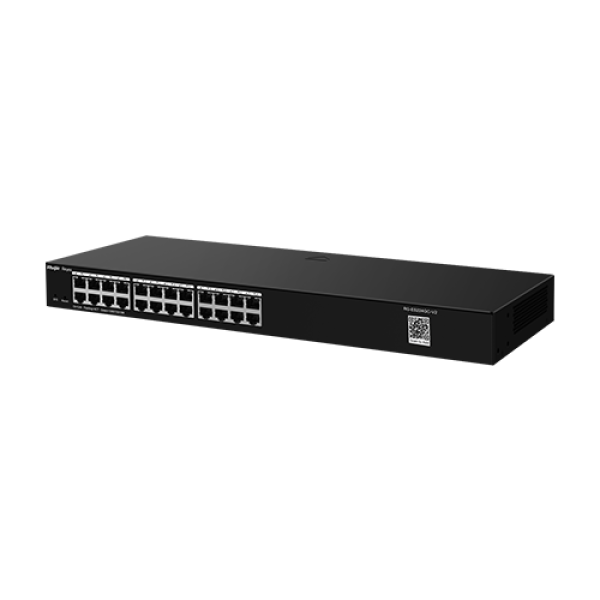 Switch 24 porturi RJ45 Gigabit, L2 Cloud Management - Ruijie RG-ES224GC-V2