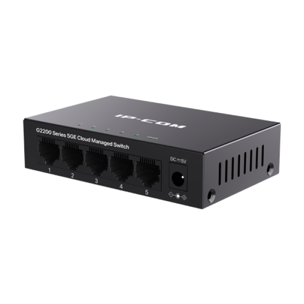 Switch 5 porturi Gigabit, Cloud Management - IP-COM G2205D Switch 5 porturi Gigabit, Cloud Management - IP-COM G2205D