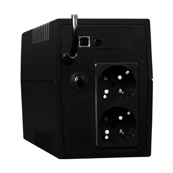 UPS TSY Power, 600VA/360W, LED, AVR-Repornire automata, Management, 2 x Schuko, 2 x RJ45, 1 X USB type B TSY-MP-0K6-LED UPS TSY Power, 600VA/360W, LED, AVR-Repornire automata, Management, 2 x Schuko, 2 x RJ45, 1 X USB type B TSY-MP-0K6-LED