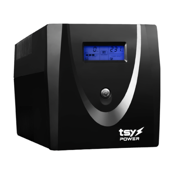 UPS TSY Power, 1200VA/720W, LCD, AVR-repornire automata, Management, 4 x Schuko, 2 x RJ45, 1 X USB type B TSY-MP-1K2-LCD