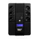 UPS TSY Power, 600VA/360W, LCD, AVR-repornire automata, Management, 6 x Schuko, 2 x RJ45, 1 X USB type B TSY-D-0K6-LCD UPS TSY Power, 600VA/360W, LCD, AVR-repornire automata, Management, 6 x Schuko, 2 x RJ45, 1 X USB type B TSY-D-0K6-LCD