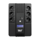 UPS TSY Power, 600VA/360W, LCD, AVR-repornire automata, Management, 6 x Schuko, 2 x RJ45, 1 X USB type B TSY-D-0K6-LCD UPS TSY Power, 600VA/360W, LCD, AVR-repornire automata, Management, 6 x Schuko, 2 x RJ45, 1 X USB type B TSY-D-0K6-LCD
