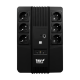 UPS TSY Power, 600VA/360W, LED, AVR-repornire automata, Management, 6 x Schuko, 2 x RJ45, 1 X USB type B TSY-D-0K6-LED UPS TSY Power, 600VA/360W, LED, AVR-repornire automata, Management, 6 x Schuko, 2 x RJ45, 1 X USB type B TSY-D-0K6-LED