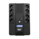 UPS TSY Power, 1000VA/600W, LCD, AVR-repornire automata, Management, 8 x Schuko, 2 x RJ45, 1 X USB type B TSY-D-1K0-LCD