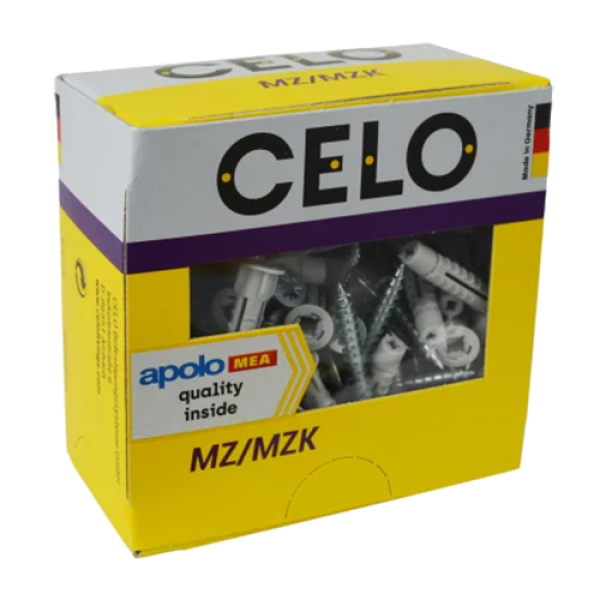 Diblu universal M6x40 cu guler + surub MZK (50 buc.) - CELO 9641MZKSZ Diblu universal M6x40 cu guler + surub MZK (50 buc.) - CELO 9641MZKSZ