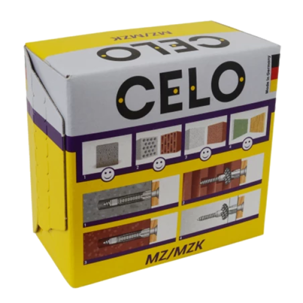 Diblu universal M6x40 cu guler + surub MZK (50 buc.) - CELO 9641MZKSZ Diblu universal M6x40 cu guler + surub MZK (50 buc.) - CELO 9641MZKSZ