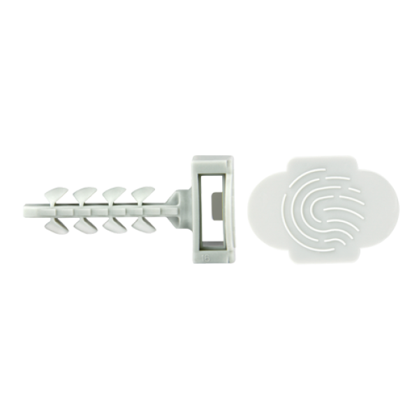 Diblu fixare colier Ã 6x30, cap mare gri in cutie plastic InsertFIX (125 buc.) CELO 96EXPIFB