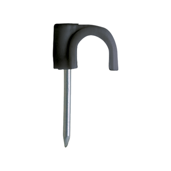 Clema cu cui pentru fixare cablu RN-6, negru (500 buc.) - CELO 46PLG