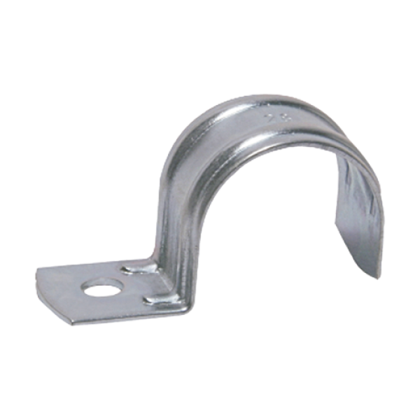 Clema metalica pentru cablu/tub 25mm, pregaurita (100 buc.) - CELO 925F Clema metalica pentru cablu/tub 25mm, pregaurita (100 buc.) - CELO 925F