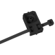 Suport cu brida plastic 4.8x286 mm TBBL negru (200 buc.) - CELO 94TBBL