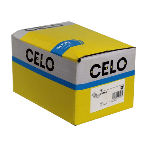 Clema metalica dubla DFT Ã 7.5 mm pentru cablu, fixare pe pistol (100 buc.) - CELO 98DFT Clema metalica dubla DFT Ã 7.5 mm pentru cablu, fixare pe pistol (100 buc.) - CELO 98DFT