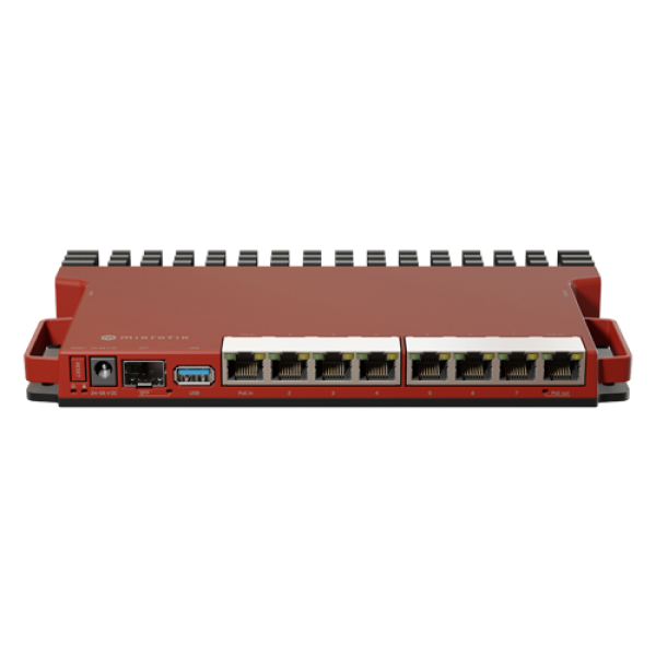 Router 8 porturi Gigabit, 1 port PoE IN, 1 port PoE Out, SFP 2.5G, NAND, USB, 1U - MikroTik L009UiGS-RM Router 8 porturi Gigabit, 1 port PoE IN, 1 port PoE Out, SFP 2.5G, NAND, USB, 1U - MikroTik L009UiGS-RM