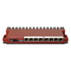 Router 8 porturi Gigabit, 1 port PoE IN, 1 port PoE Out, SFP 2.5G, NAND, USB, 1U - MikroTik L009UiGS-RM