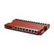 Router 8 porturi Gigabit, 1 port PoE IN, 1 port PoE Out, SFP 2.5G, NAND, USB, 1U - MikroTik L009UiGS-RM