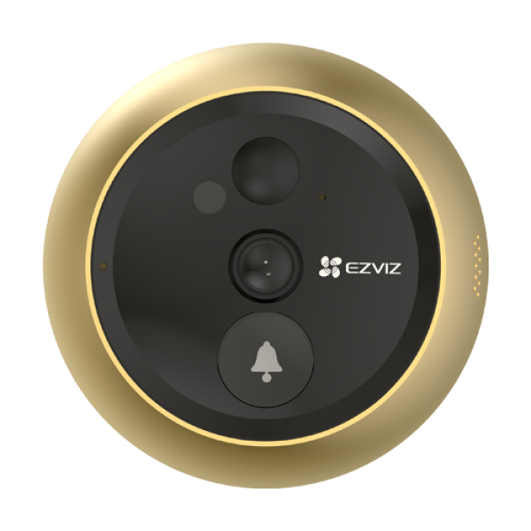 Vizor electronic smart, Wi-Fi, FullHD, monitor 4.3 inch, sonerie, acumulator 4600mAh, Auriu - EZVIZ CS-DP2C-Golden Vizor electronic smart, Wi-Fi, FullHD, monitor 4.3 inch, sonerie, acumulator 4600mAh, Auriu - EZVIZ CS-DP2C-Golden