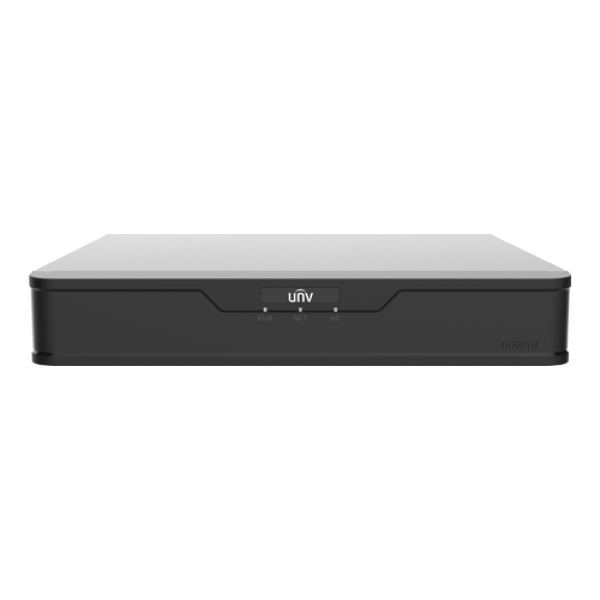 NVR 4K, 8 canale POE, max. 12MP, 1U - UNV NVR301-08B-P8-IQ