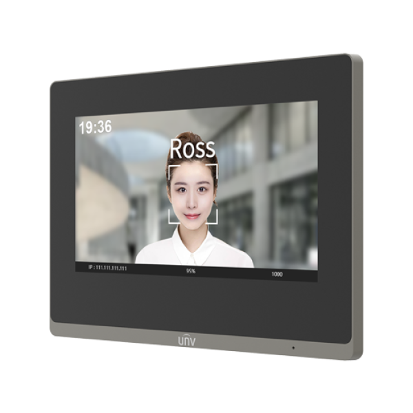 Monitor videointerfon TCP/IP, LCD TFT Touch Screeen 7 inch, PoE, WiFi - UNV OEI-372S-H-W Monitor videointerfon TCP/IP, LCD TFT Touch Screeen 7 inch, PoE, WiFi - UNV OEI-372S-H-W