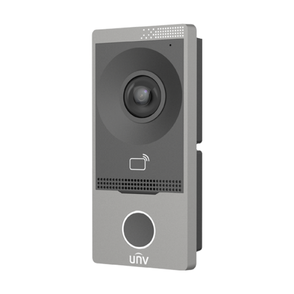 Post exterior videointerfon TCP/IP, IR, Wi-Fi, IK08 - UNV OEU-201S-HMK-W
