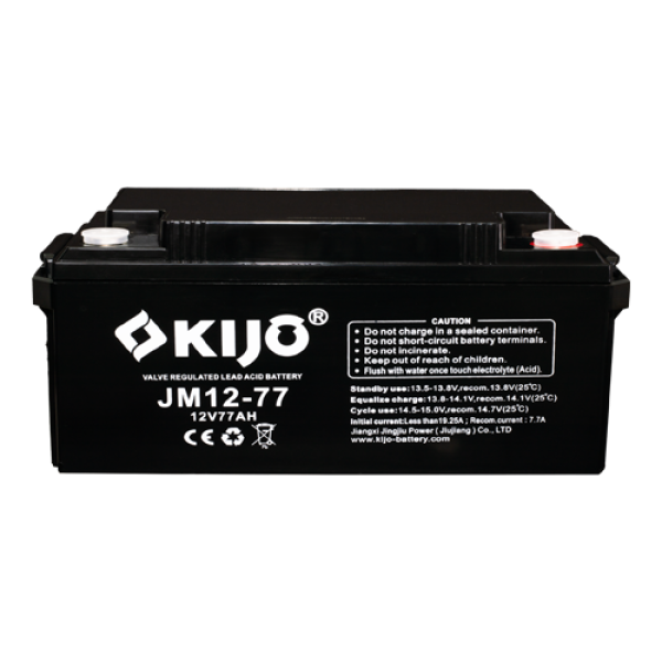 Acumulator Pb-acid AGM Deep Cycle, 12V, 77Ah, conector M8 - KIJO JM12-77 Acumulator Pb-acid AGM Deep Cycle, 12V, 77Ah, conector M8 - KIJO JM12-77