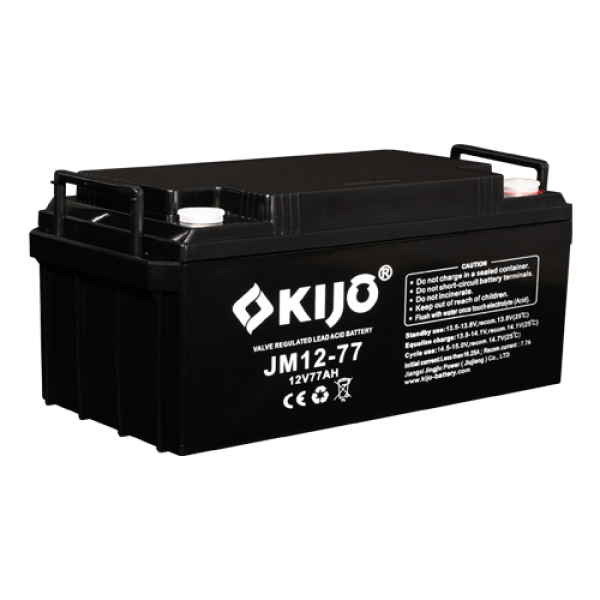 Acumulator Pb-acid AGM Deep Cycle, 12V, 77Ah, conector M8 - KIJO JM12-77 Acumulator Pb-acid AGM Deep Cycle, 12V, 77Ah, conector M8 - KIJO JM12-77
