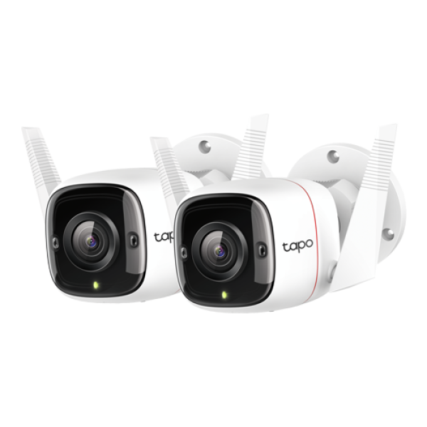 Pachet 2 Camere IP Wi-Fi, 2K, Audio bidirectional, IR 30M - TP-Link Tapo TapoC310P2 Pachet 2 Camere IP Wi-Fi, 2K, Audio bidirectional, IR 30M - TP-Link Tapo TapoC310P2