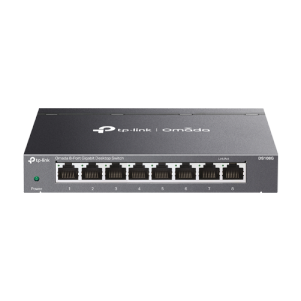 Switch 8 porturi RJ45 Gigabit, Unmanaged - TP-Link Omada DS108G Switch 8 porturi RJ45 Gigabit, Unmanaged - TP-Link Omada DS108G