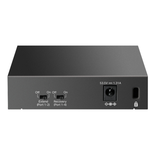 Switch LiteWave, 5 porturi RJ45 Gigabit, 4xPoE+, Unmanaged - TP-Link LS105GP Switch LiteWave, 5 porturi RJ45 Gigabit, 4xPoE+, Unmanaged - TP-Link LS105GP