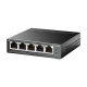 Switch 4 porturi PoE Gigabit, 1 port RJ45 Gigabit, Unmanaged - TP-Link TL-SG1005P Switch 4 porturi PoE Gigabit, 1 port RJ45 Gigabit, Unmanaged - TP-Link TL-SG1005P