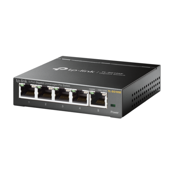 Switch Easy Smart, 5 porturi RJ45 Gigabit, Managed - TP-Link TL-SG105E