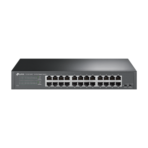 Switch 24 porturi RJ45 Gigabit, Unmanaged, 1U - TP-Link TL-SG1024D