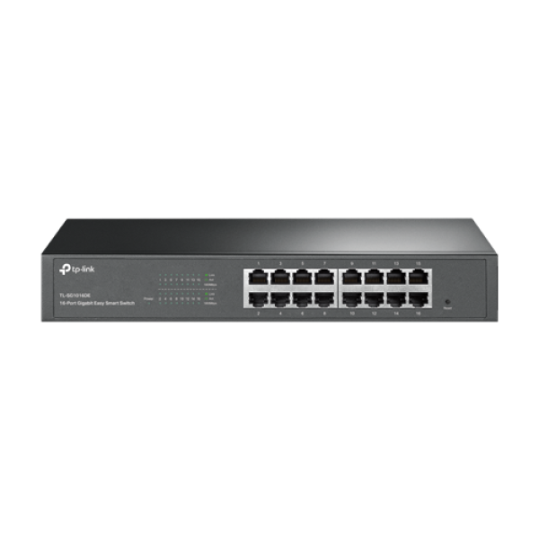 Switch 16 porturi RJ45 Gigabit, Easy Managed, 1U - TP-Link TL-SG1016DE