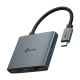 Hub USB-C 3-in-1, 1 x USB-C PD 100W, 1 x USB-A 5Gbps, 1 x HDMI 4K@60Hz - TP-Link UH3020C Hub USB-C 3-in-1, 1 x USB-C PD 100W, 1 x USB-A 5Gbps, 1 x HDMI 4K@60Hz - TP-Link UH3020C