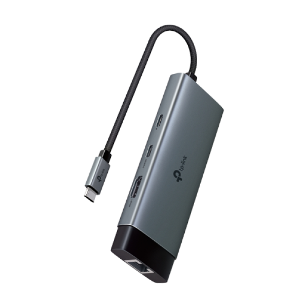 Hub USB-C 6-in-1, 1 x USB-C PD 100W, 1 x USB-C, 2 x USB-A, 1 x HDMI 4K@60Hz, 1 x RJ45 1G - TP-Link UH6120C
