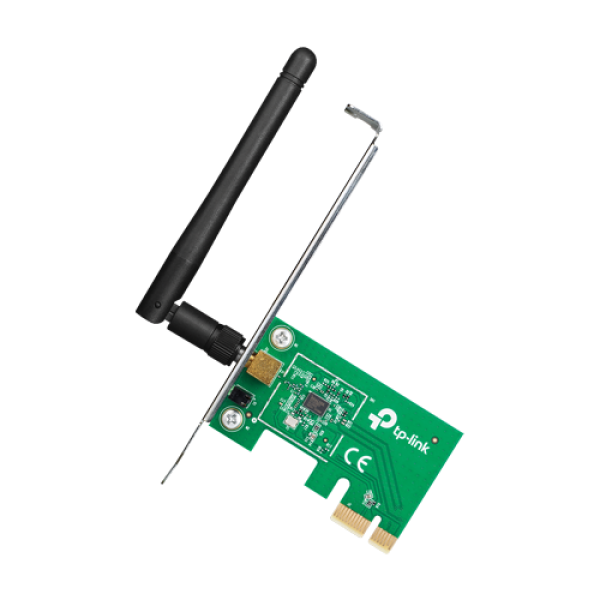 Placa de retea Wi-Fi 4, 2.4 Ghz, 150Mbps, 2dBi, PCI Express - TP-LINK TL-WN781ND