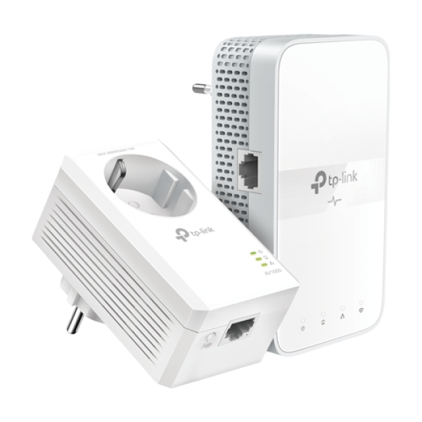 Kit Powerline AV1000, Passthrough, Wi-Fi 5, AC1200 Dual-Band, 1 x RJ45 Gigabit - TP-Link TL-WPA7617KIT Kit Powerline AV1000, Passthrough, Wi-Fi 5, AC1200 Dual-Band, 1 x RJ45 Gigabit - TP-Link TL-WPA7617KIT