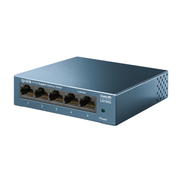 Switch LiteWave LS105G, 5 porturi RJ45 Gigabit, Unmanaged - TP-Link LS105G