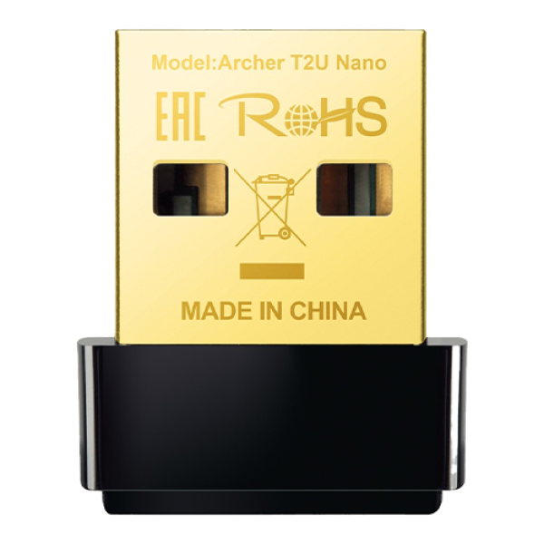 Adaptor wireless TP-Link Archer T2U Nano, AC600, Dual-Band, Nano ArcherT2UNano Adaptor wireless TP-Link Archer T2U Nano, AC600, Dual-Band, Nano ArcherT2UNano